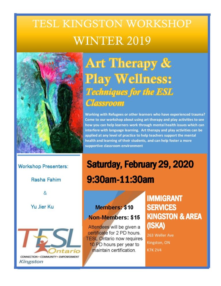 TESL Winter Workshop 2020 -jpg